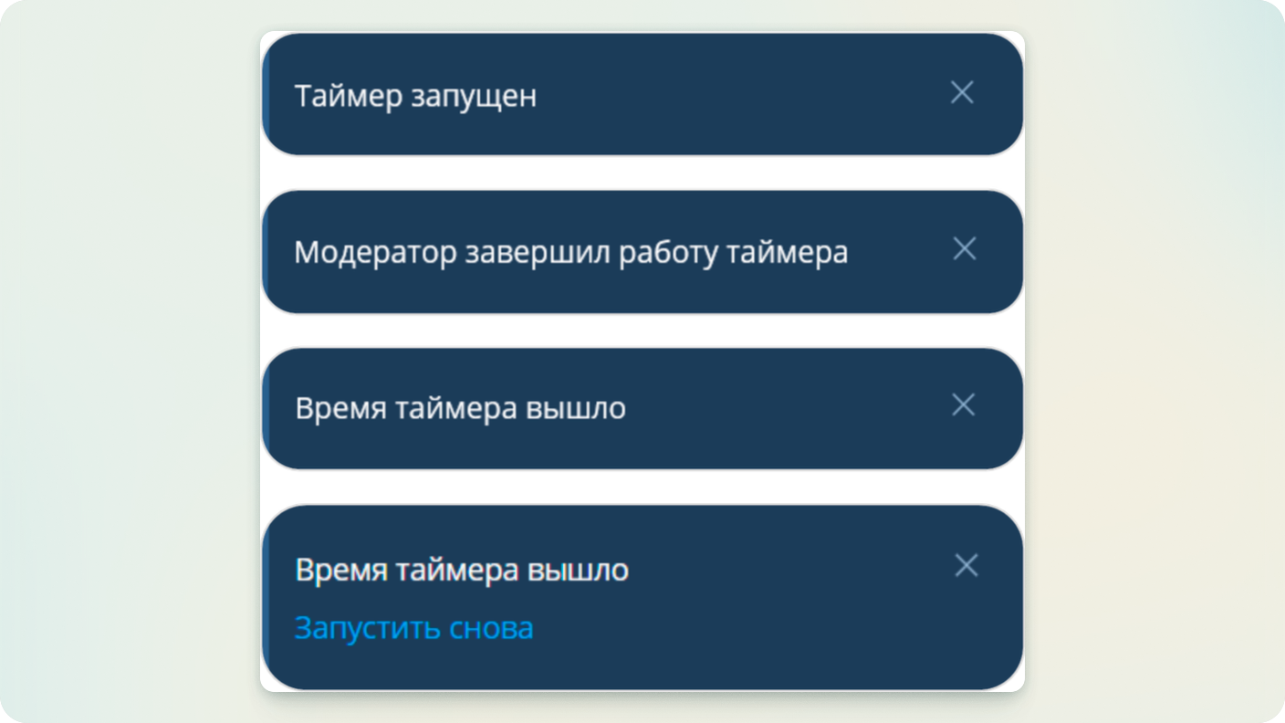 таймер выступления